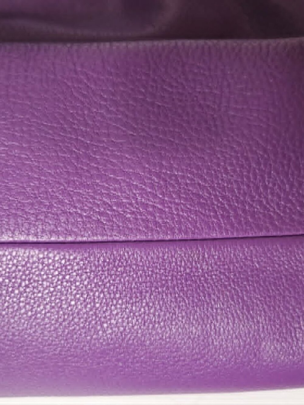 Authentic Michael Kors Purple Pebbled Leather Tote - Picture 4 of 9